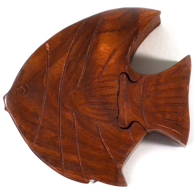 wooden fish puzzle