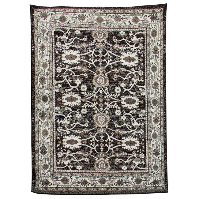 Lexington 436 Chocolate Oriental Design Rug (5 X 7)