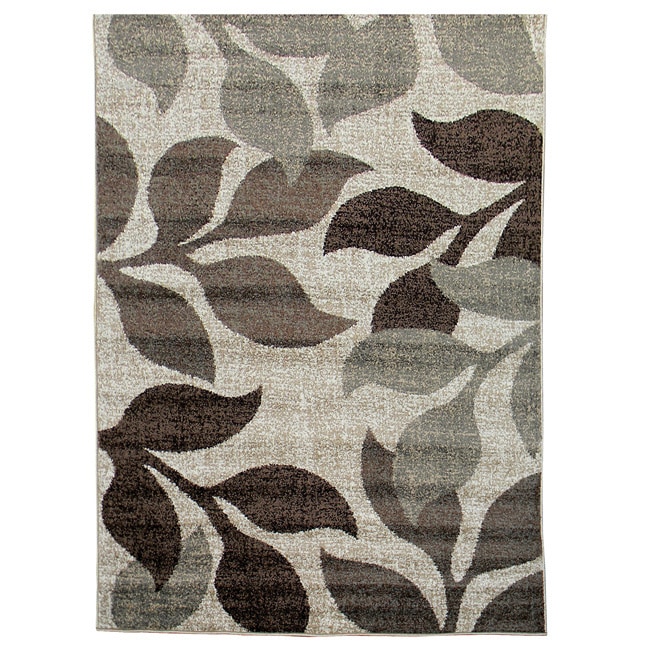 Lexington Champaign 432 Large Leaves Design Rug (5 X 7)