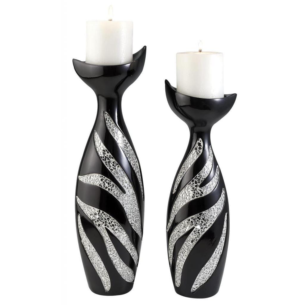Zebra Candle Holder (Set of 2)