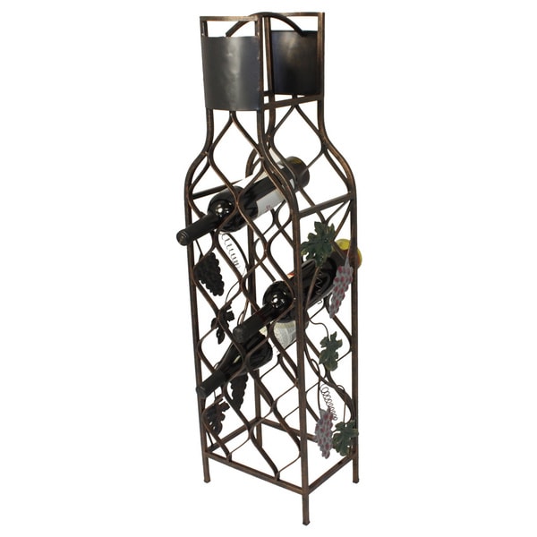 Casa Cortes 12 bottle Design Metal Wine Rack Casa Cortes Wine Racks