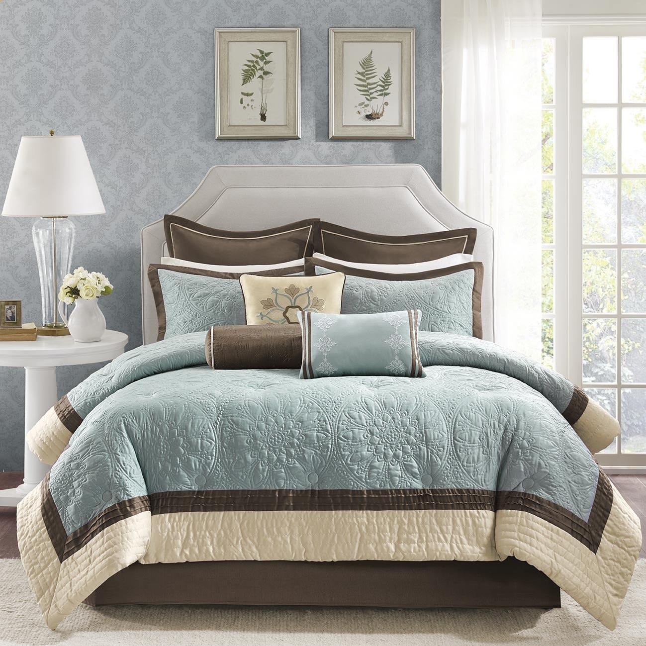 Blue Floral Comforters and Sets - Bed Bath & Beyond