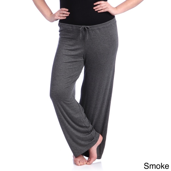 Shop 24/7 Comfort Apparel Women's Palazzo Wide-leg Pants - Free ...