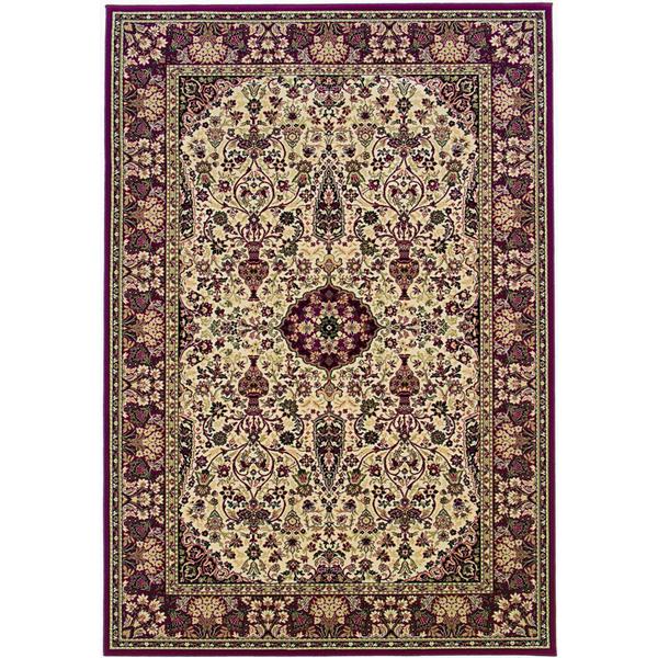 Everest Ardebil Ivory- Red Area Rug - 7'10" x 11'2"
