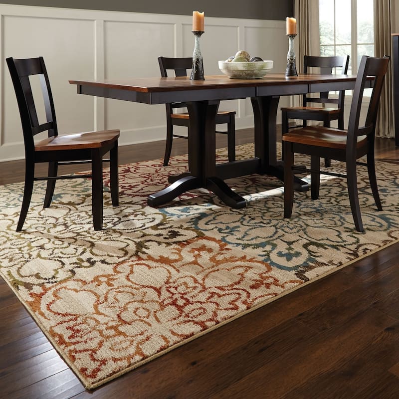 Style Haven Everleigh Floral Impressions Beige/ Multi Area Rug