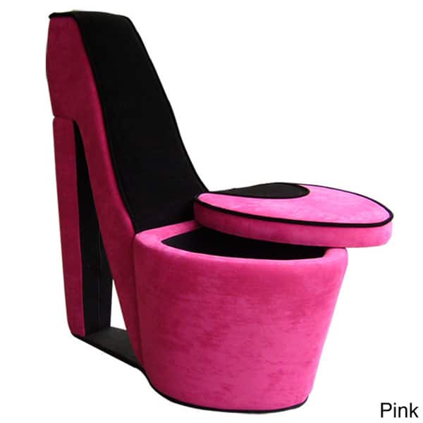 Shop High Heel Storage Chair Overstock 8433383