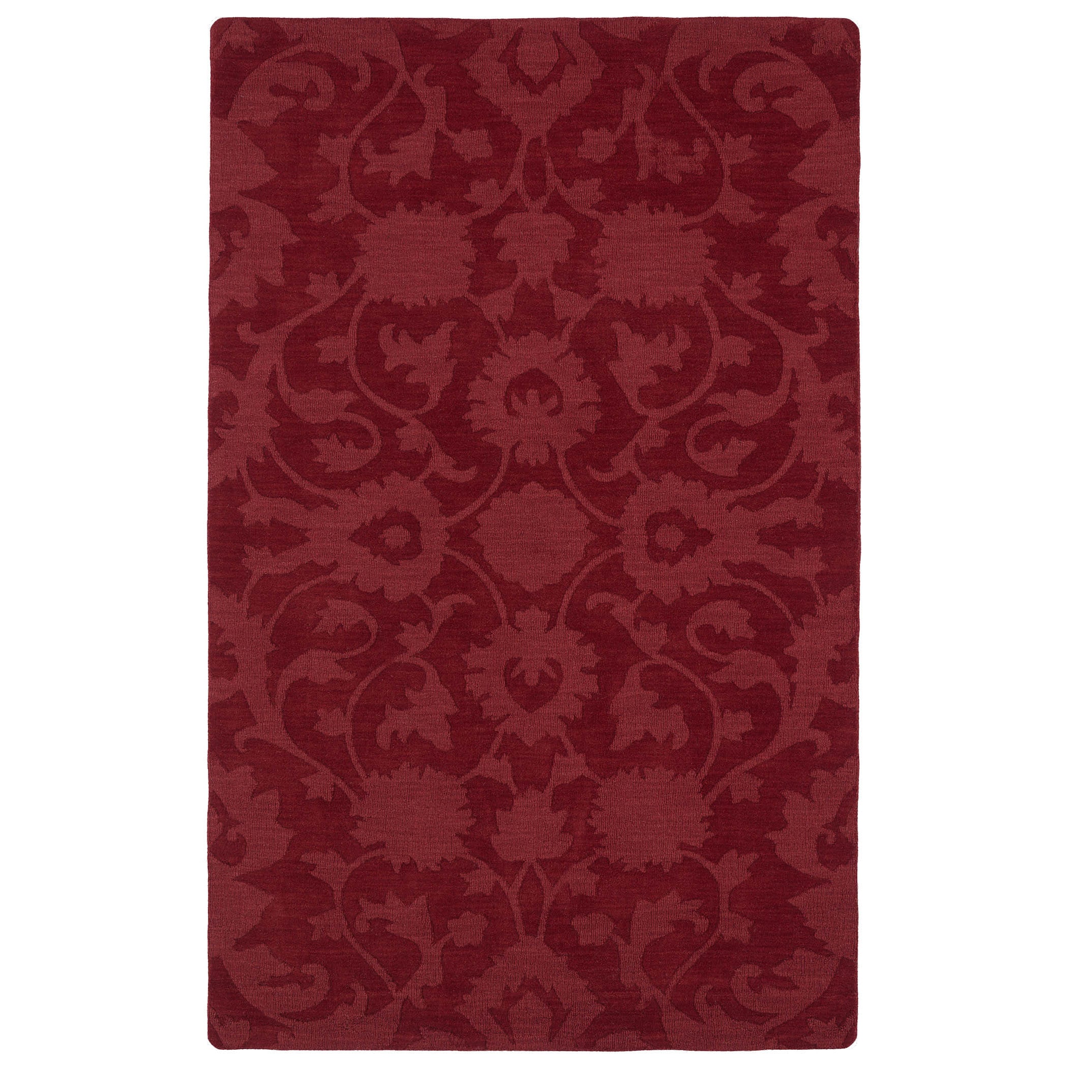 Trends Red Classic Wool Rug (80 X 110)