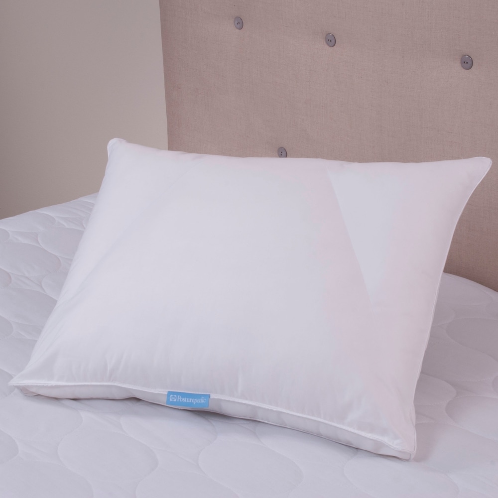 DOWNLITE Posture Fit Back Sleeper Pillow - White (Medium - Standard - Single)