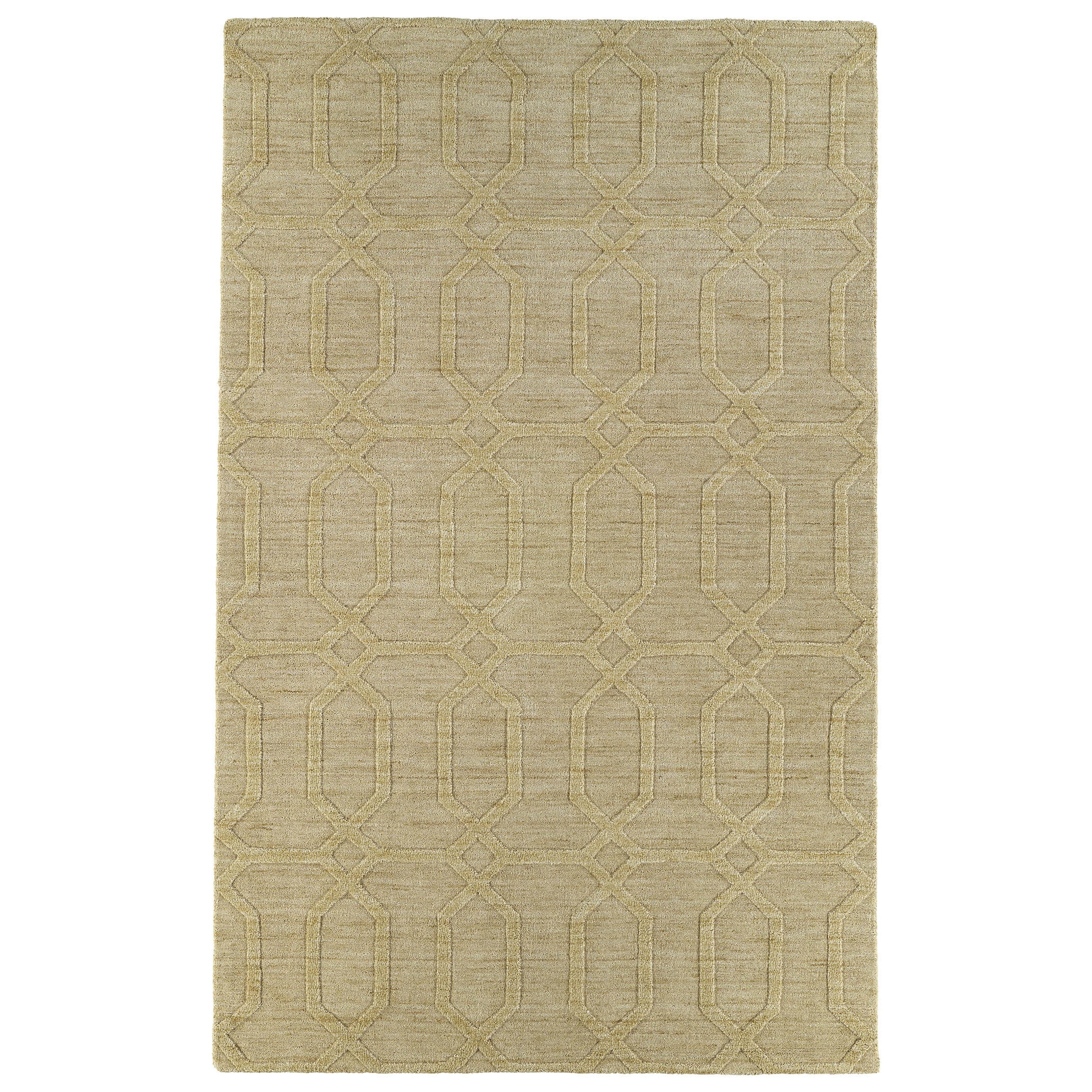 Trends Yellow Pop Wool Rug (8 X 11)