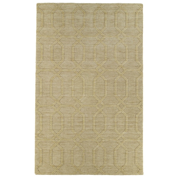 Trends Yellow Pop Wool Rug (8' x 11')