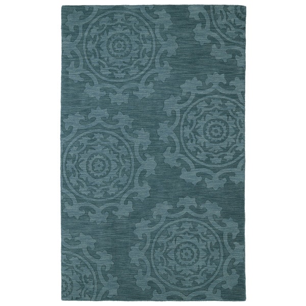 Trends Suzani Turquoise Wool Rug