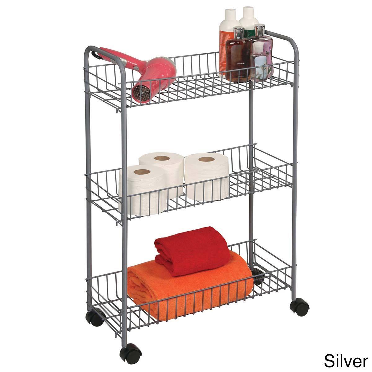 Shop 3Tier Medium Bath Accessories Cart Free Shipping On Orders Over