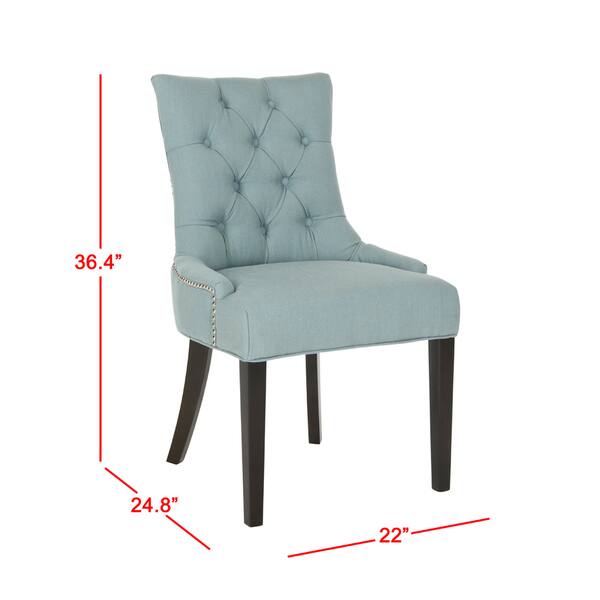 Safavieh En Vogue Dining Abby Sky Blue Dining Chairs (Set of 2) - 22 ...