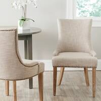 Safavieh Dining Lester Grey Dining Chair (Set of 2)