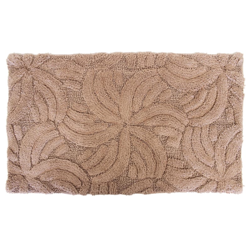 Austin Horn Classics Star 21 x 34 Bath Rug - Brown