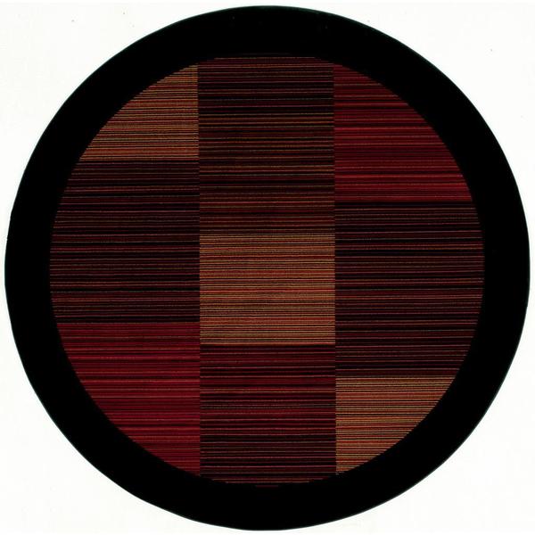 Delta Nantucket Multi-Stripe Round Area Rug - 5'3" round