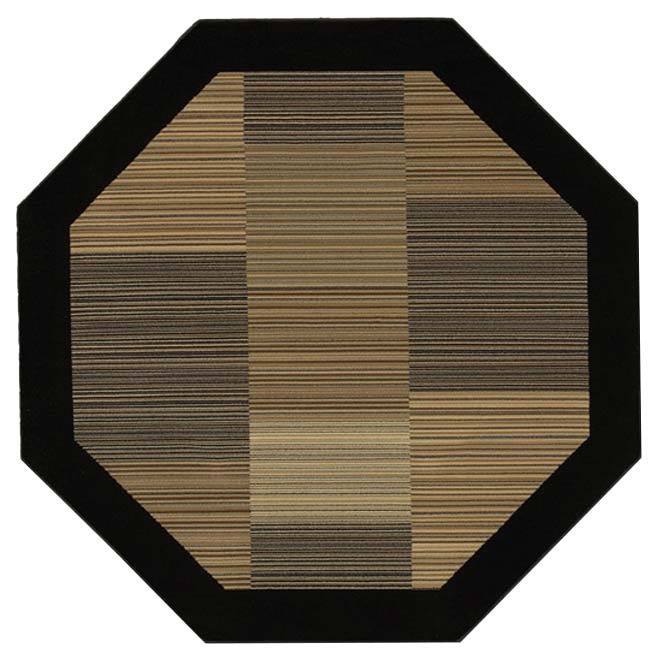 Everest Hamptons/multi Stripe black 311 Octagon Rug (BlackSecondary colors Antique Ivory, Bark, Barley & SagePattern StripesTip We recommend the use of a non skid pad to keep the rug in place on smooth surfaces.All rug sizes are approximate. Due to the