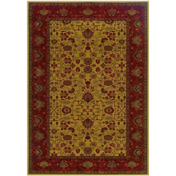 Couristan Everest Tabriz/Harvest Gold Area Rug - 3'11" x 5'3"