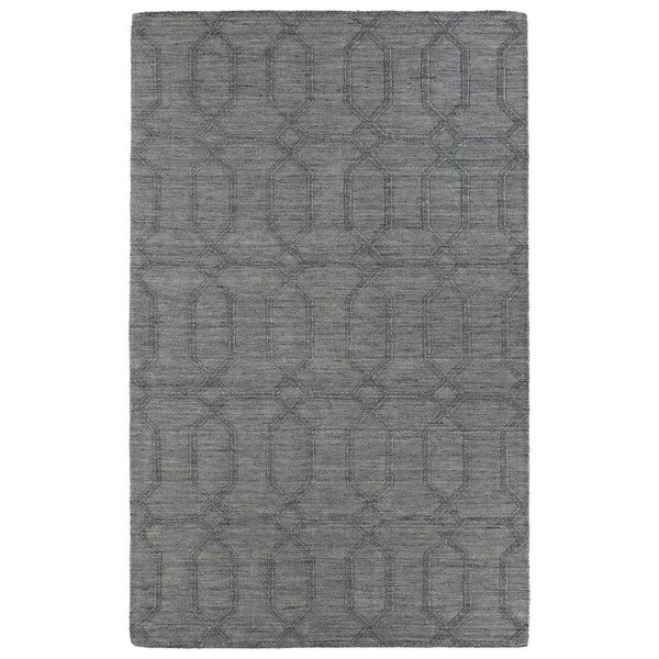 Trends Grey Pop Wool Rug (8' x 11')