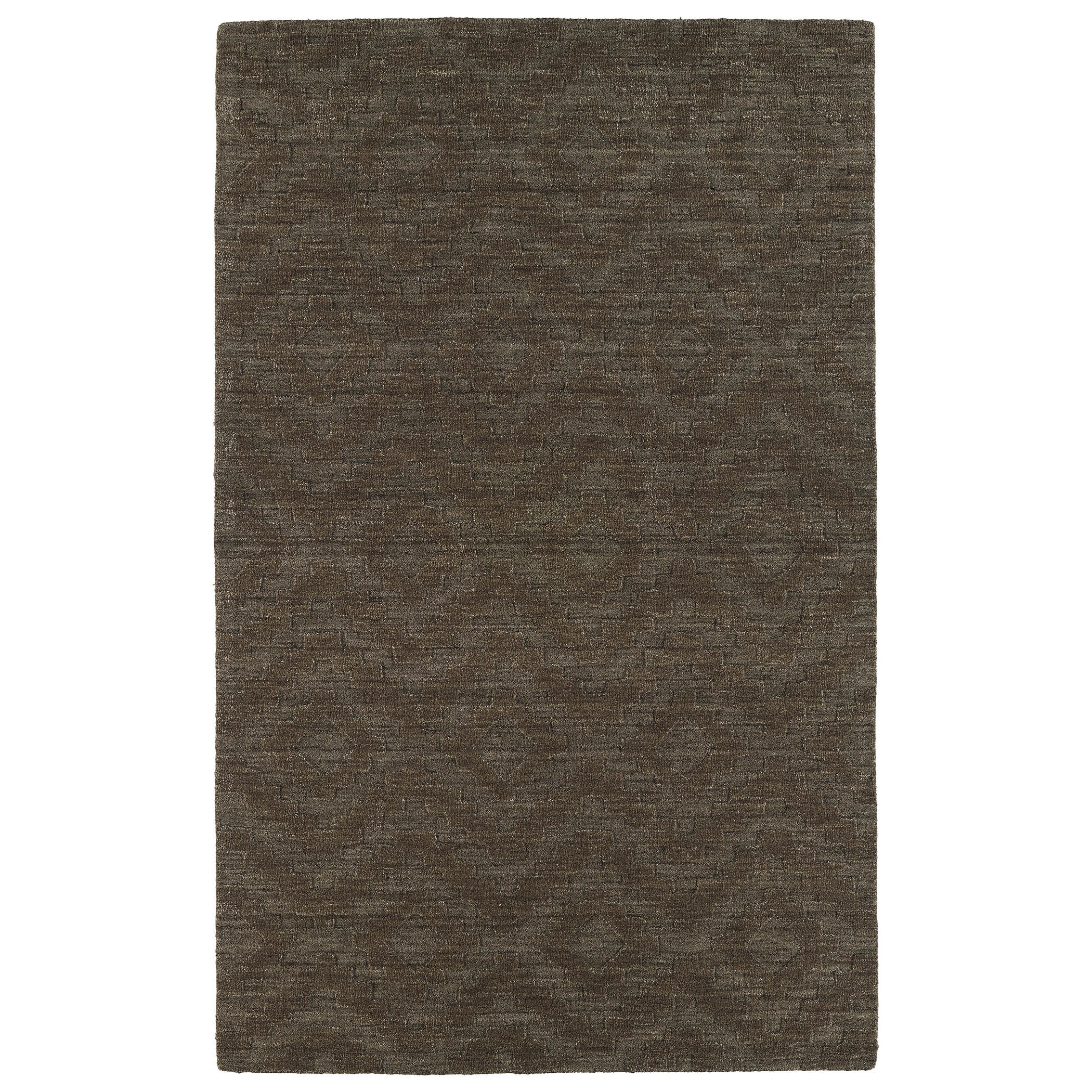 Trends Chocolate Brown Phoenix Wool Rug (36 X 56)