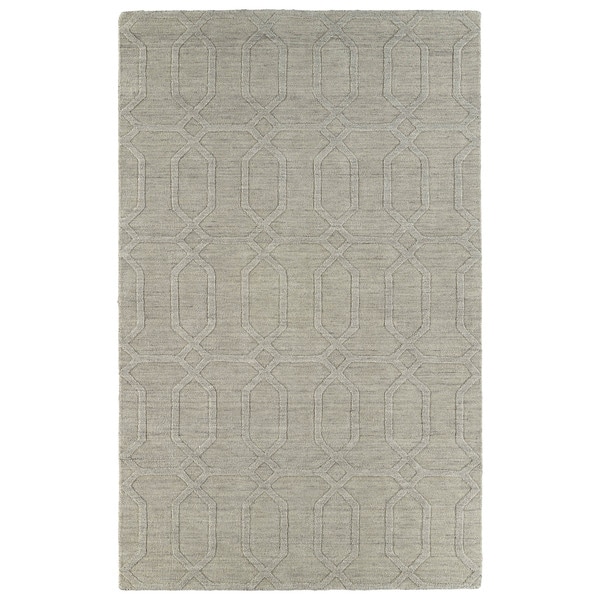 Trends Oatmeal Pop Wool Rug (8' x 11')