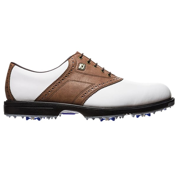 Footjoy Men's Superlites Tan and White Saddle Golf Shoes - 15730904 ...