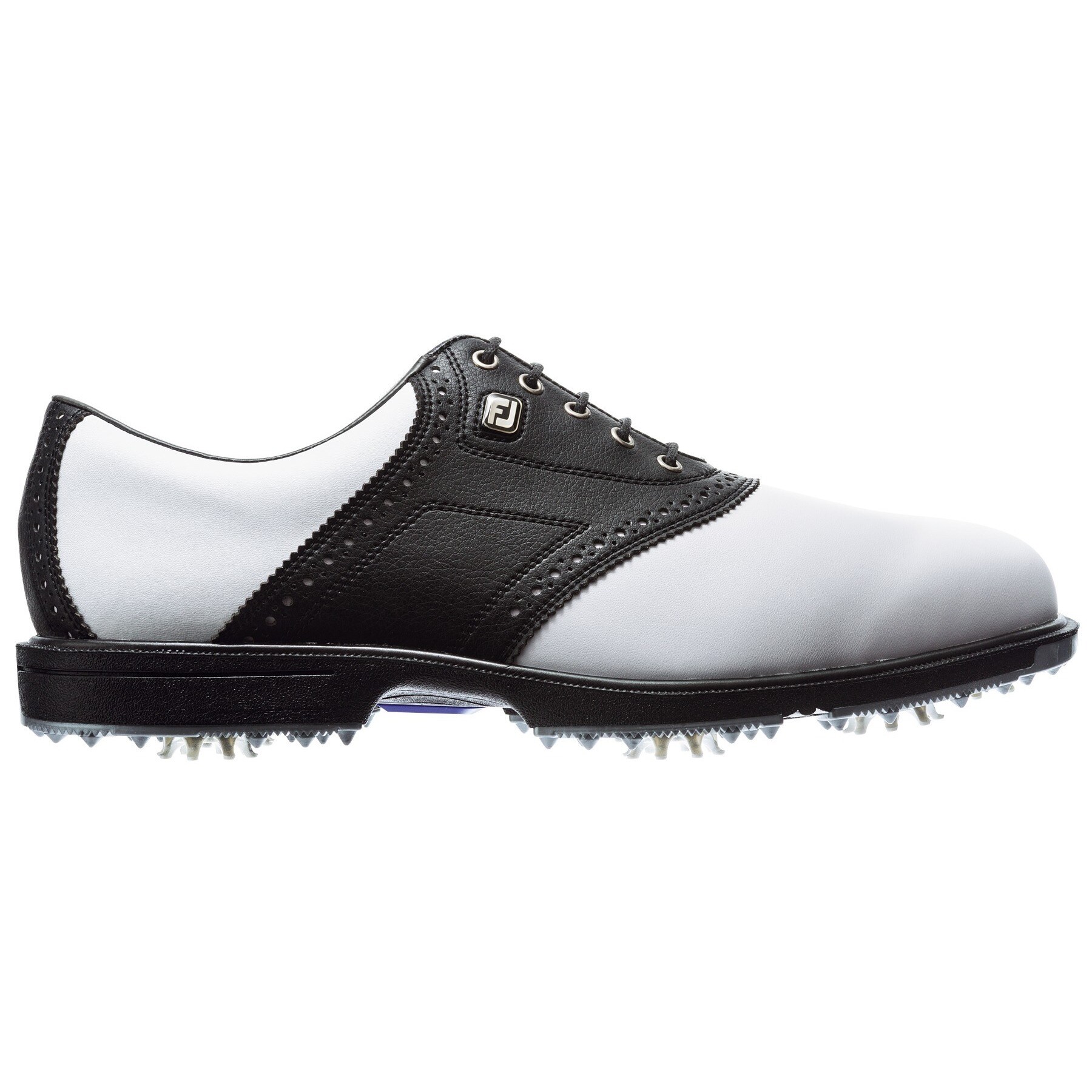 mens black and white saddle shoes