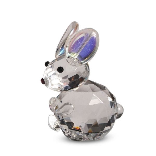 Crystal Florida Crystal Rabbit Figurine Crystal Florida Collectible Figurines