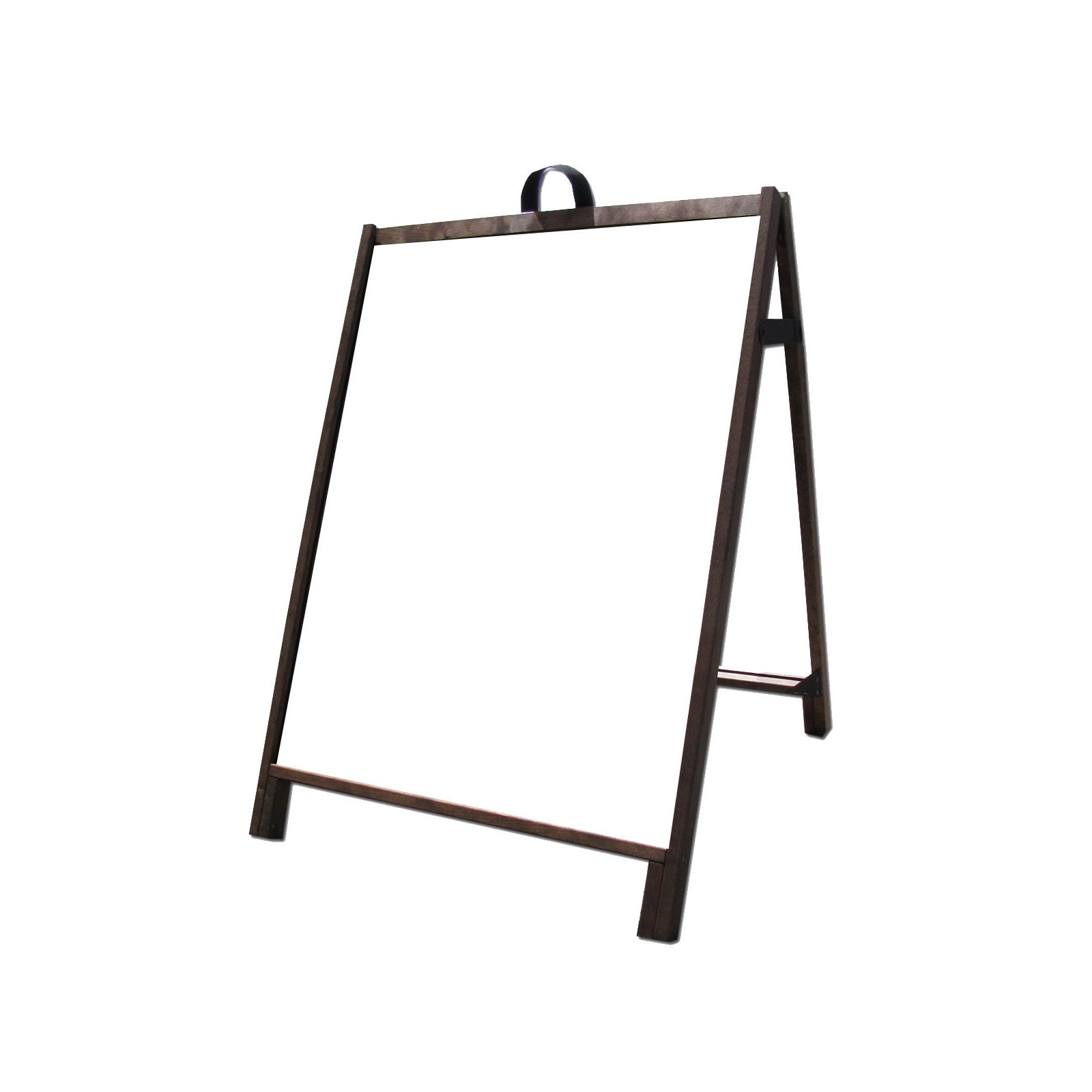 Wood Sidewalk A frame Sign With Dry Erase Message Panels