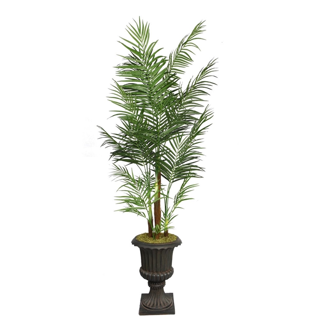 Laura Ashley 90 Tall Areca Palm Tree In 16 Fiberstone Planter