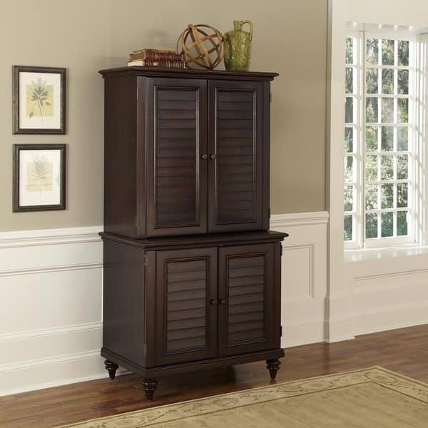 Shop Gracewood Hollow Chetta Compact Computer Cabinet And Hutch
