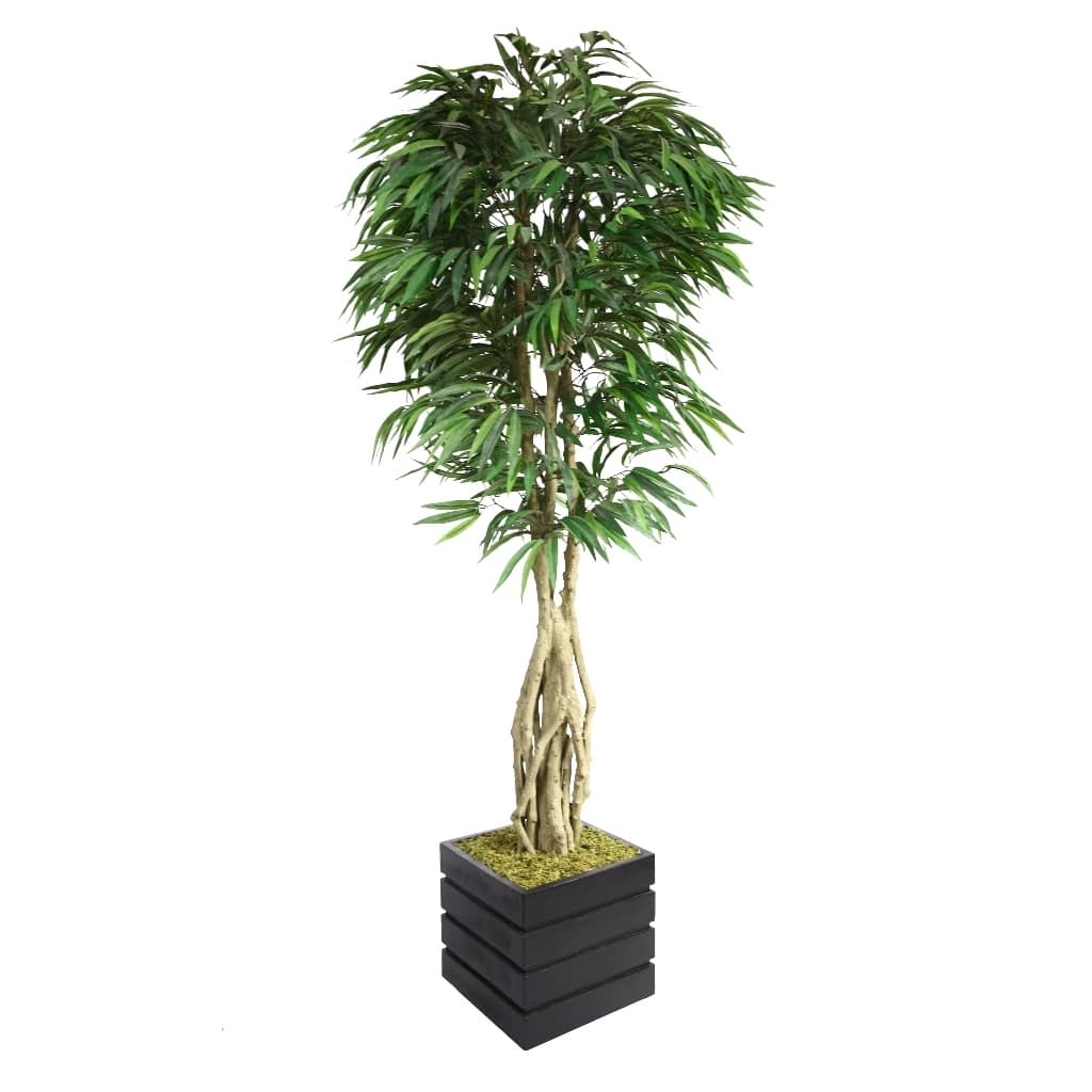 Vintage Home 84" Tall Willow Ficus with Multiple Trunks in Planter