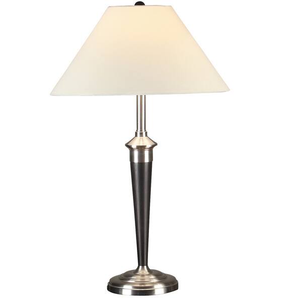 Artiva Usa 2 Piece Clic Cordinates Espresso And Brushed Steel Table Lamps Artiva Usa 2 Piece Clic Cordinates Espresso And Brushed Steel Table Lamps