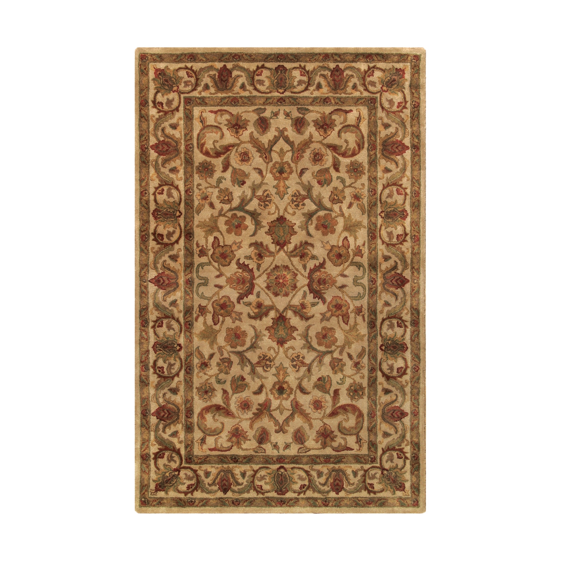 Hand tufted Imperial Beige Wool Rug (23 X 8)