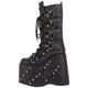 demonia platform knee high boots
