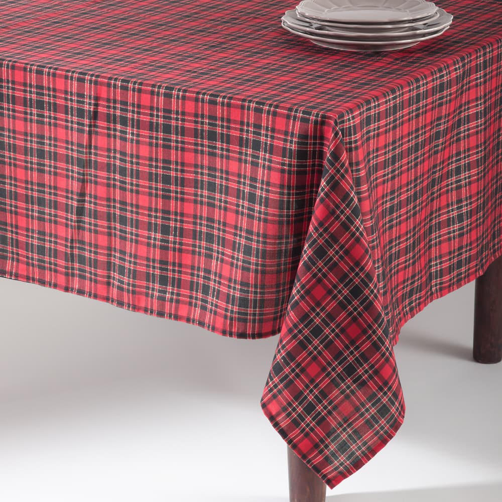 Plaid Design Tablecloth