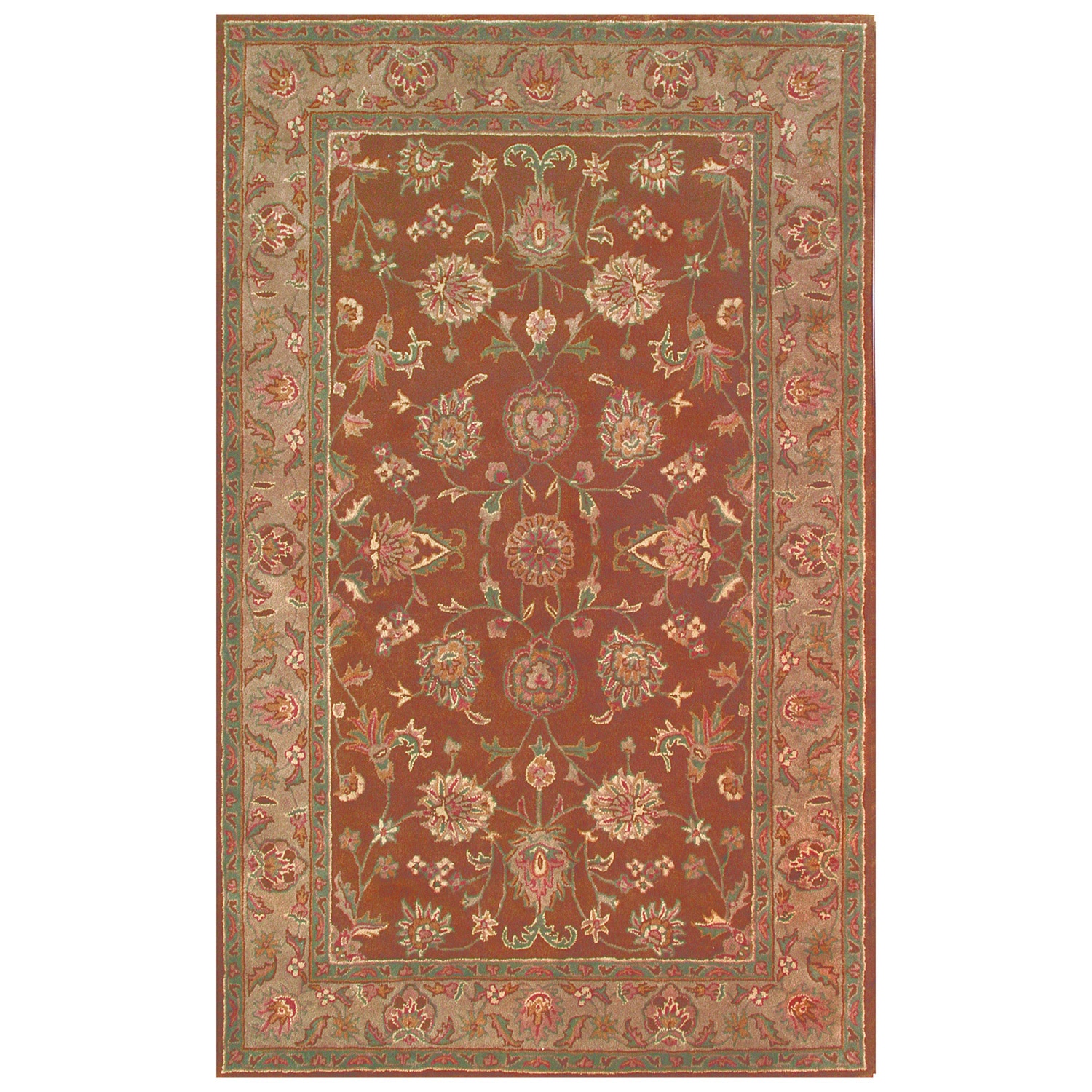 Vintage Brown/ Camel Rug (8x11)