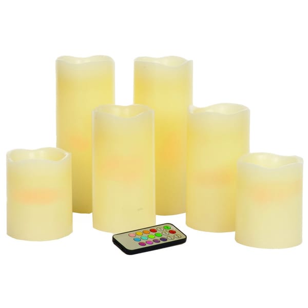 Order Home Collection Grand Pillar Plastic LED Candles