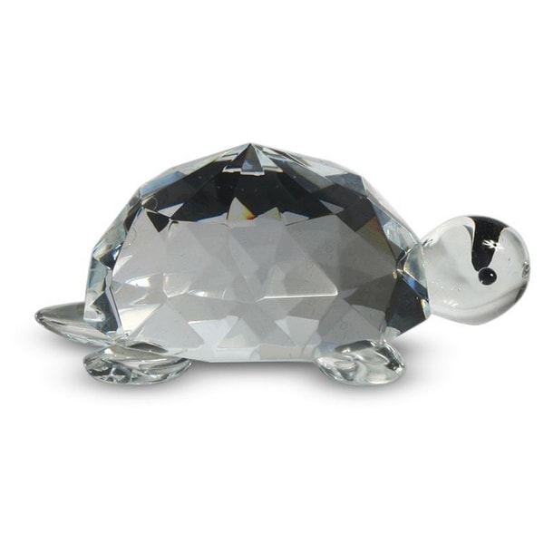 Crystal Florida Crystal Dolphin and Baby Figurine