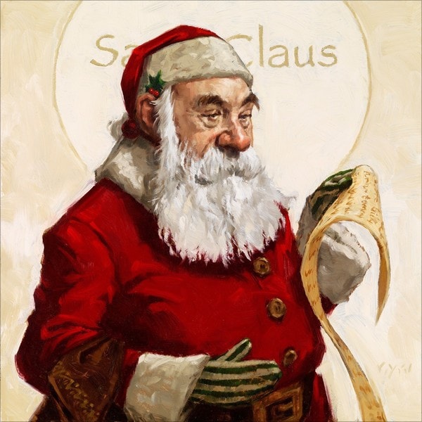 'Amberton Publishing Santa Claus' Canvas Art Canvas