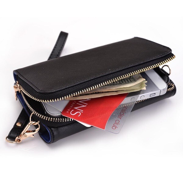 wallet with crossbody strap