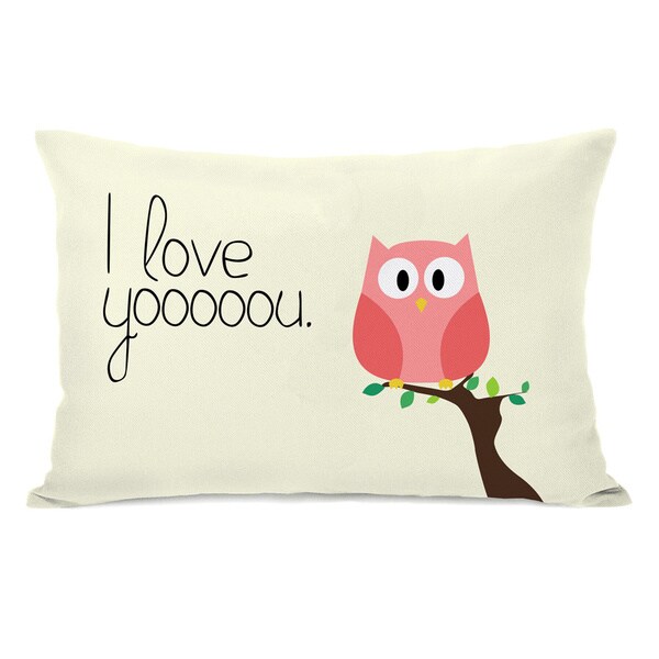 owl throw pillow