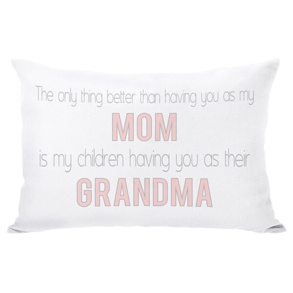 Shop Mom Grandma Throw Pillow Free Shipping On Orders Over 45