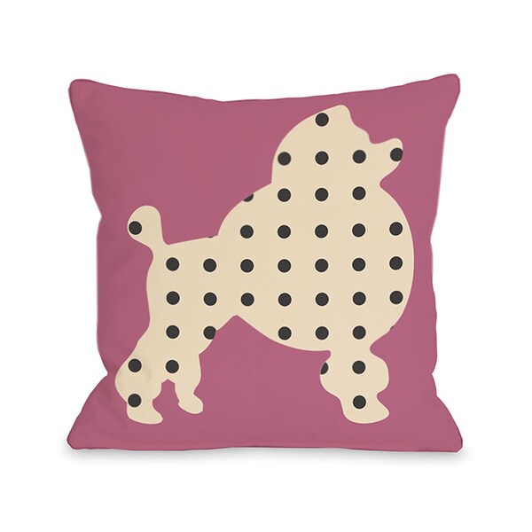 poodle throw pillows