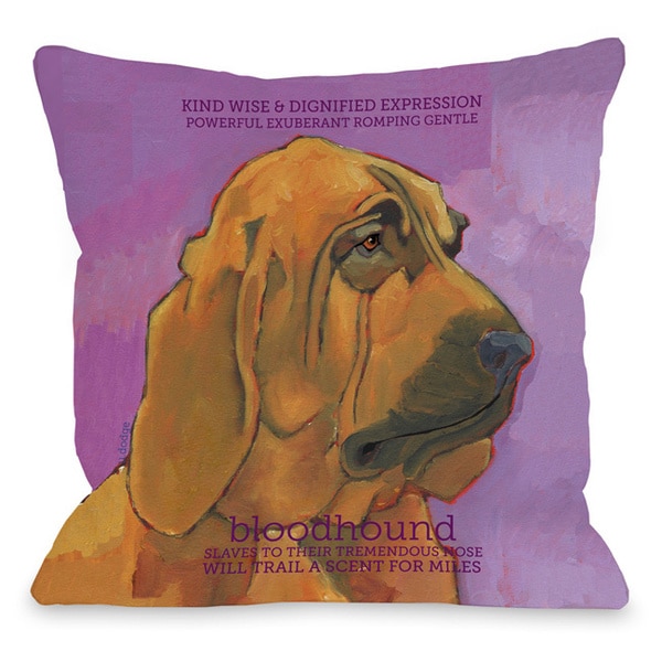 bloodhound pillow