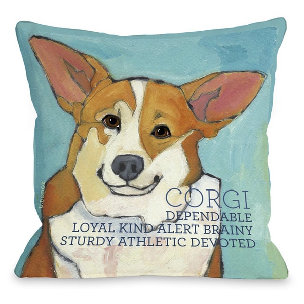 corgi dog pillow