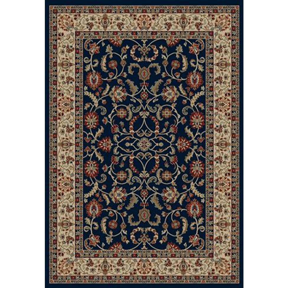 Classic Keshan Navy Area Rug (53 X 77)