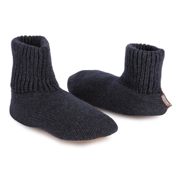 mukluks wool slipper socks with leather sole