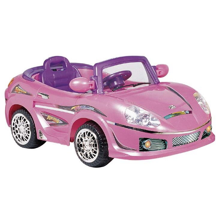 pink convertible toy car