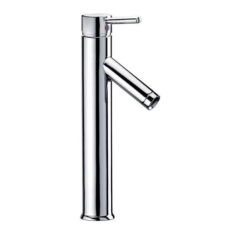 Elite Frosted Square Tempered Glass bathroom Sink with Faucet Combo